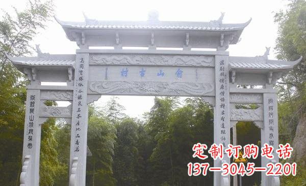 大连让精美的牌坊雕塑为您打造精美环境