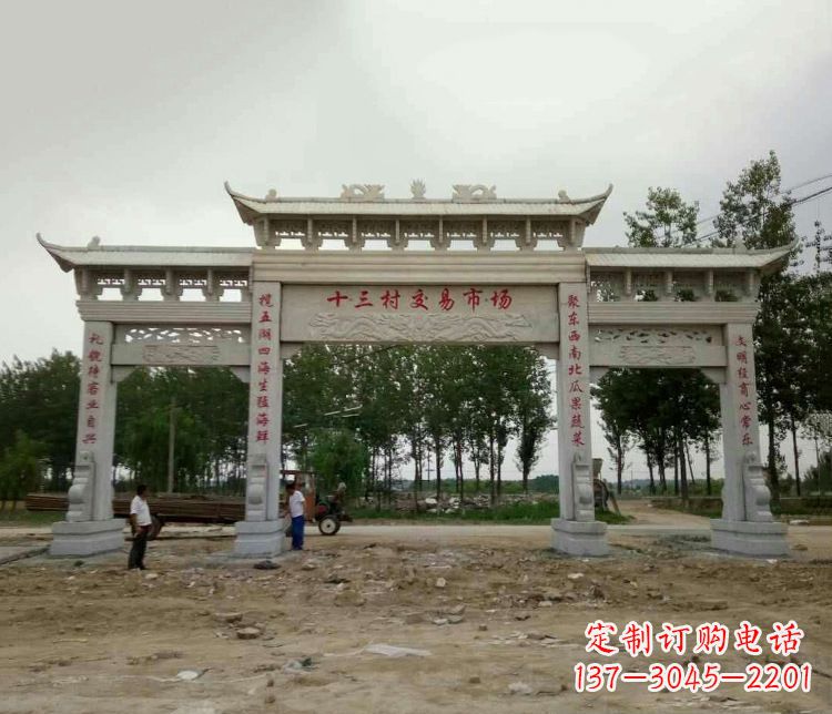 大连精美石牌坊雕塑,令你惊艳无比