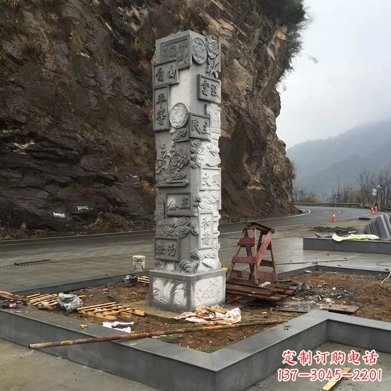 大连社会主义核心价值观雕塑，传承中华文明