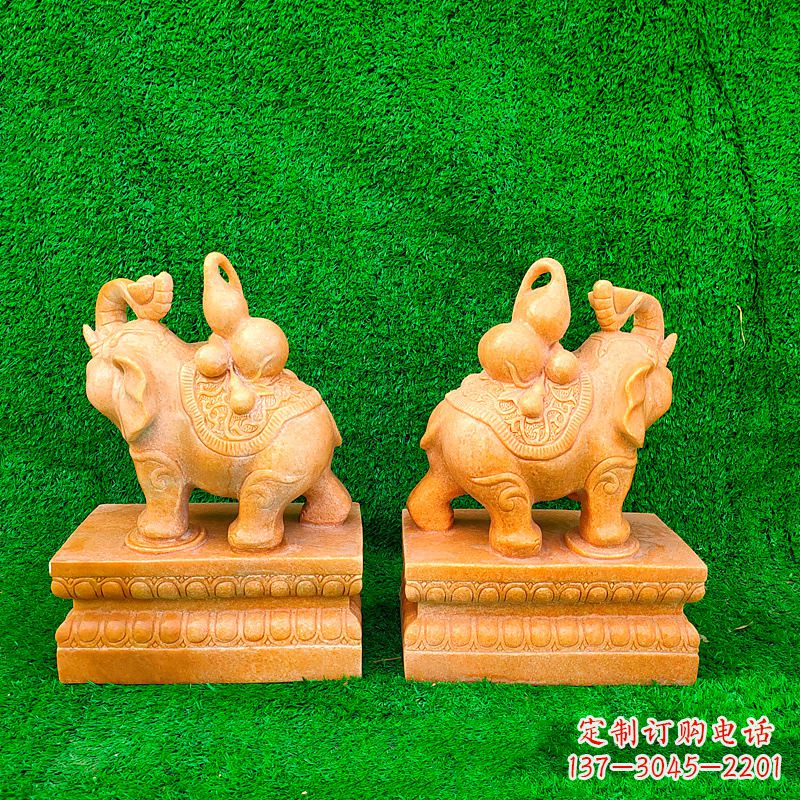 大连精美大象雕塑，点缀美好家园