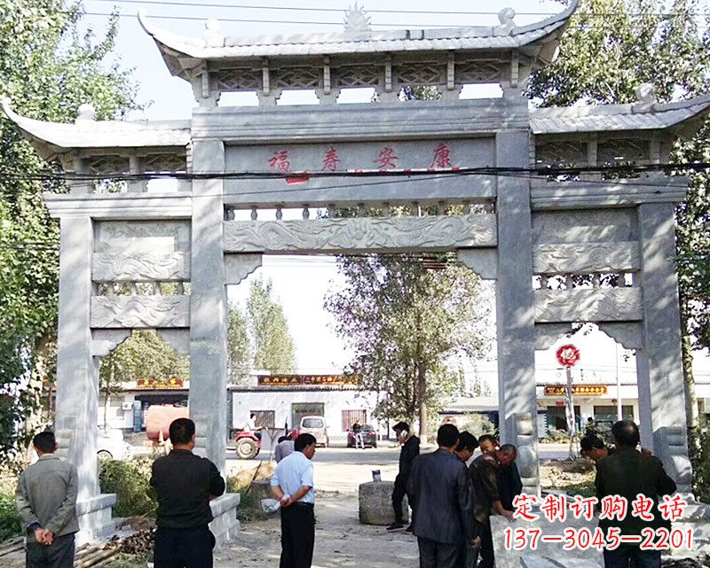 大连中领雕塑:专业制作精美的牌坊雕塑