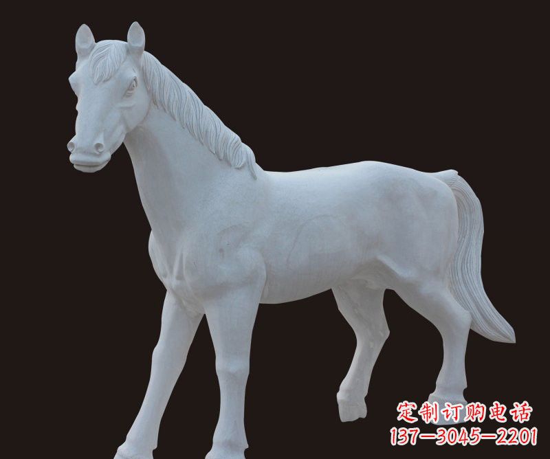大连石雕马动物雕塑