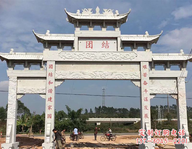 大连定制牌坊雕塑,展现精湛工艺