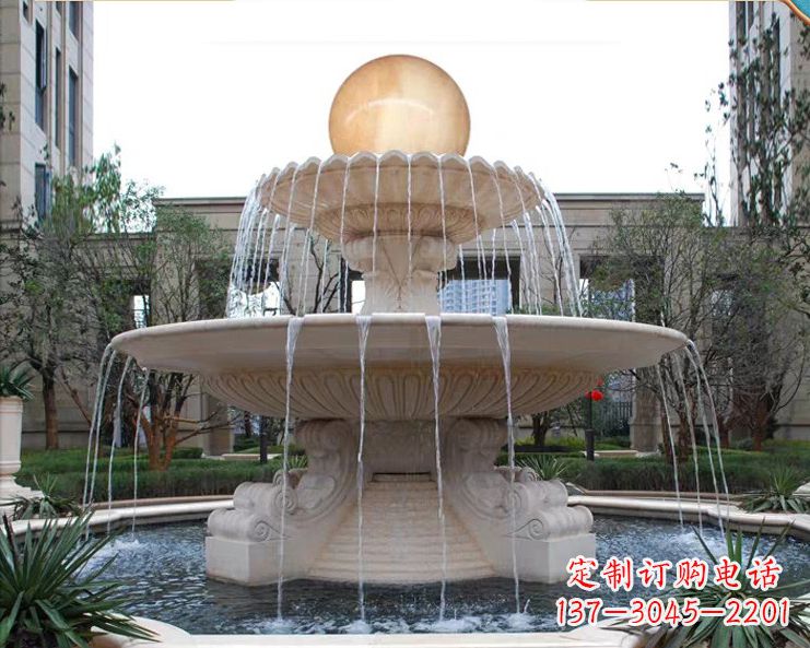 大连石墩喷泉石雕