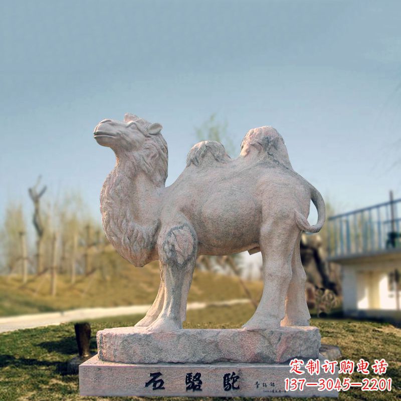 大连石骆驼动物雕塑