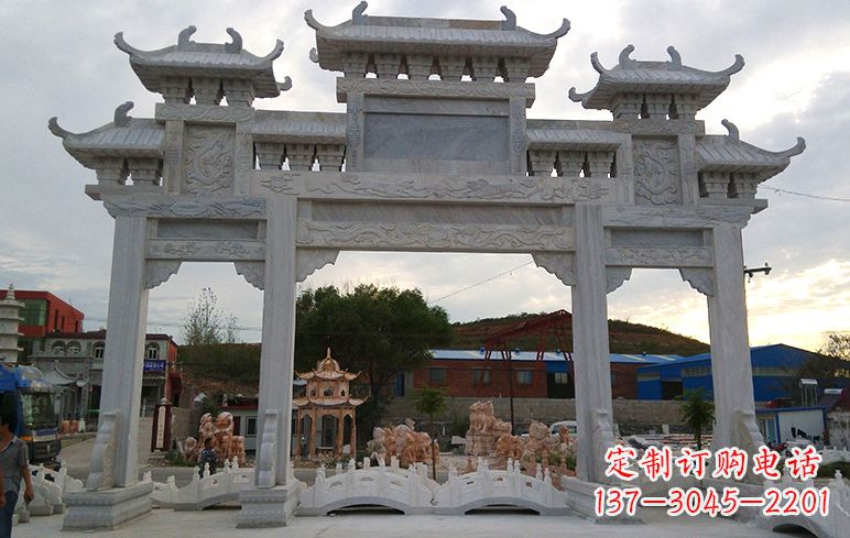 大连石牌坊雕刻