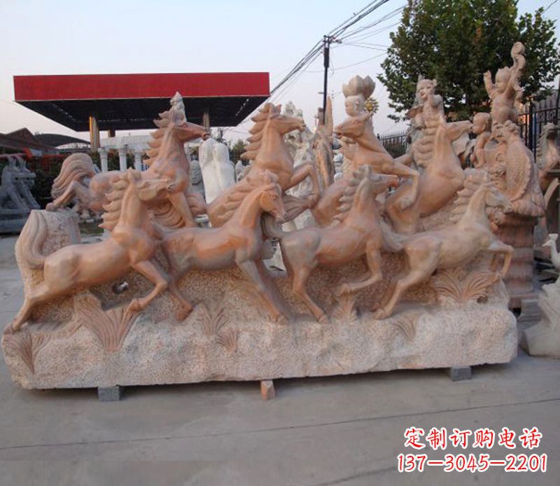 大连石头奔马雕塑
