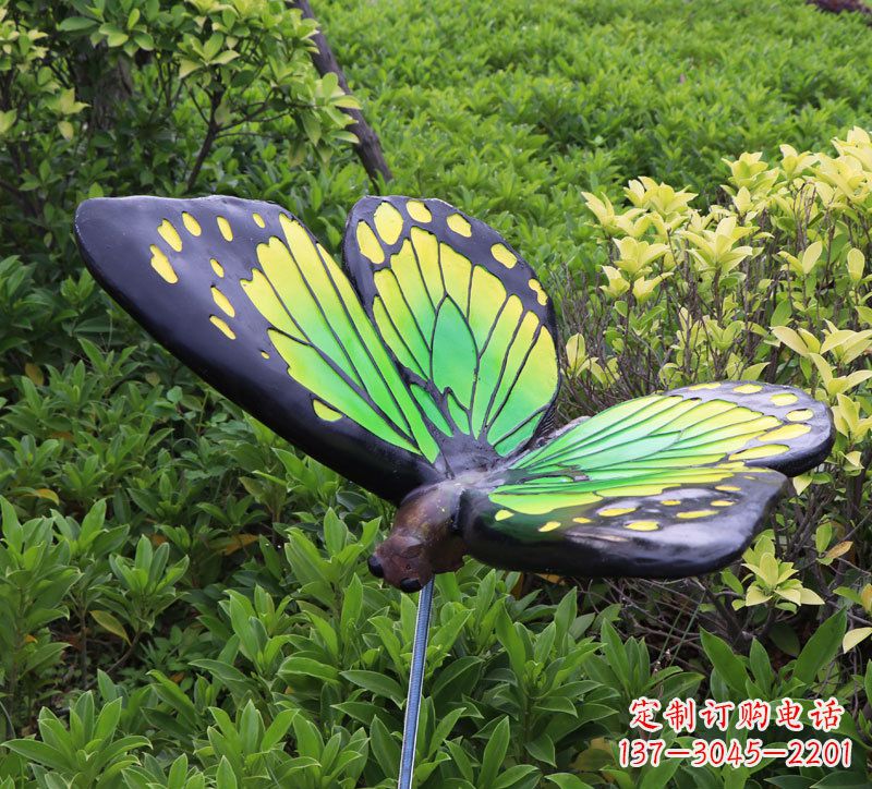 大连树脂仿真蝴蝶昆虫雕塑