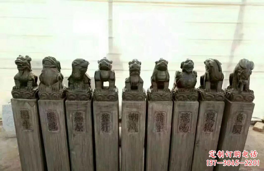 大连栓马桩石雕