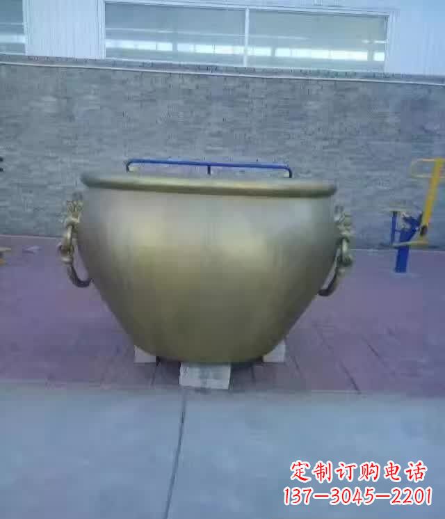 大连水缸铜雕塑