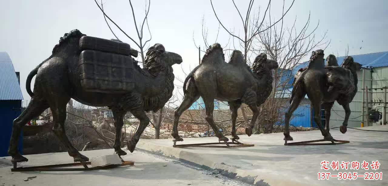 大连丝绸之路铜骆驼雕塑