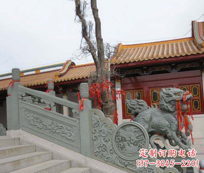 大连寺庙景观仿古石栏板