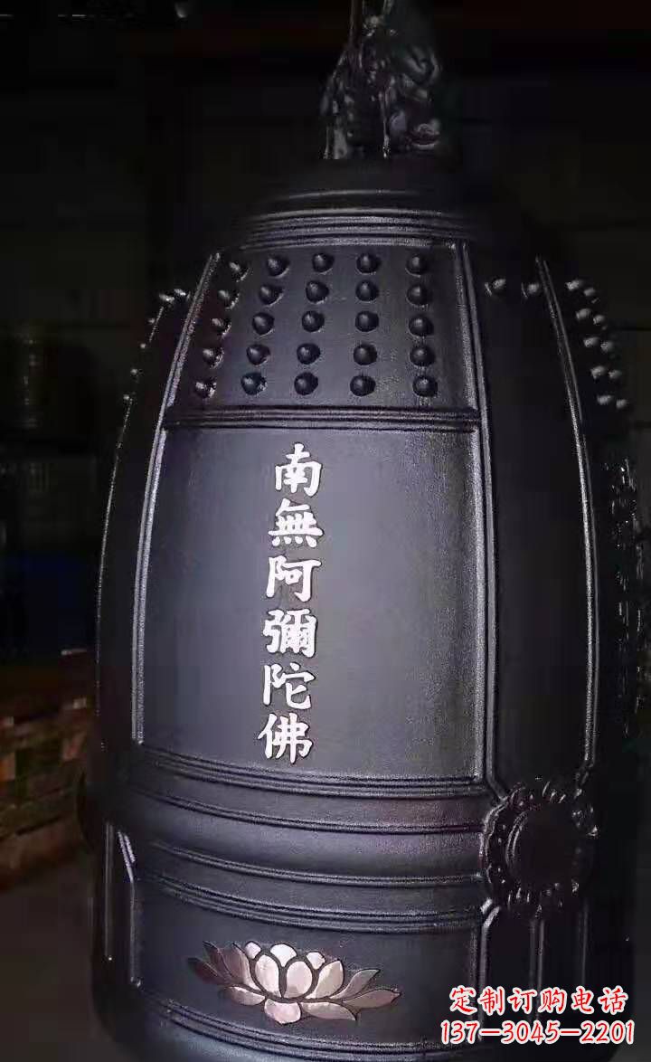 大连寺庙铜钟雕塑户外景观雕塑