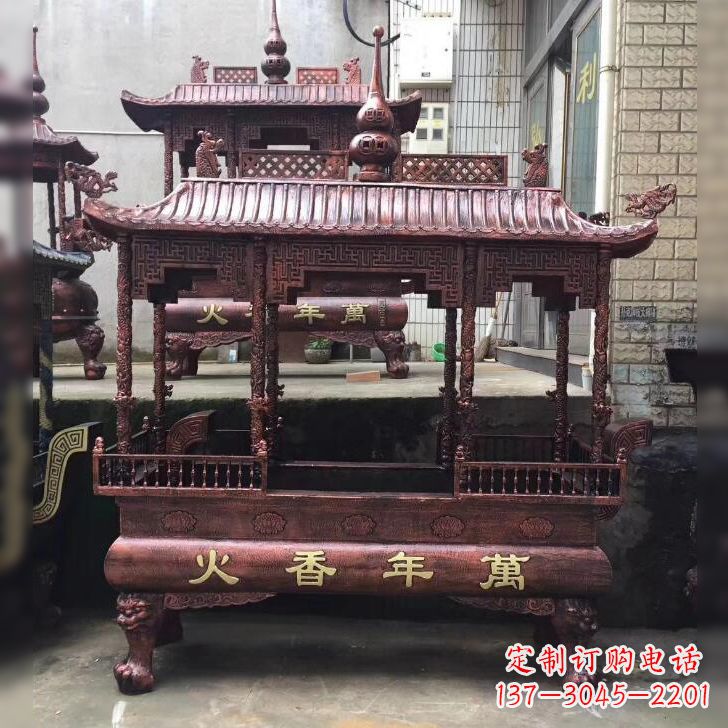 大连寺庙香火香炉雕塑