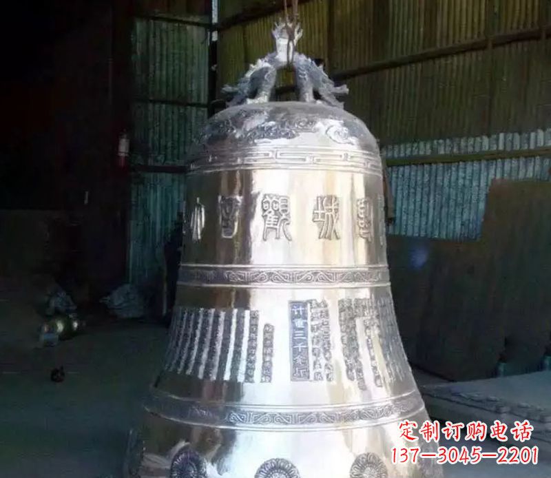 大连寺庙铸铁铜钟雕塑