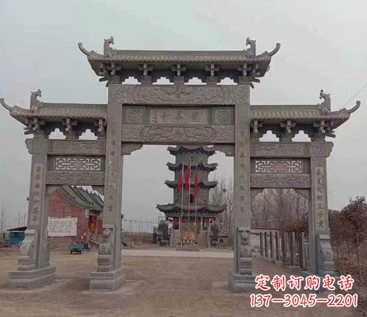 大连寺院石牌坊