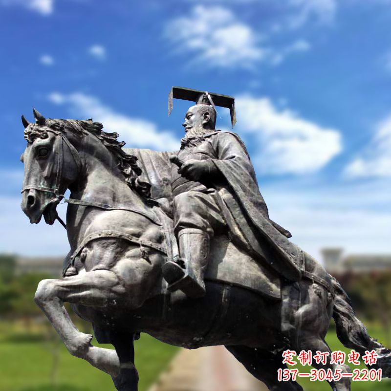 大连隋文帝骑马雕塑