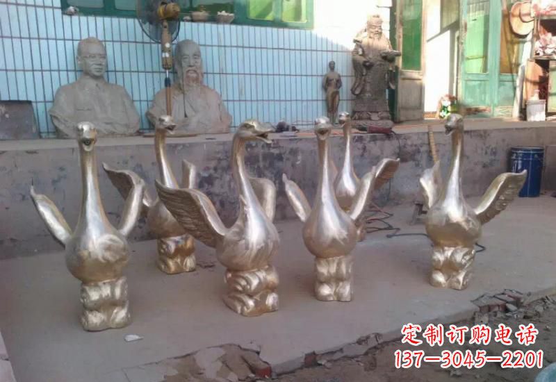 大连天鹅喷泉雕塑