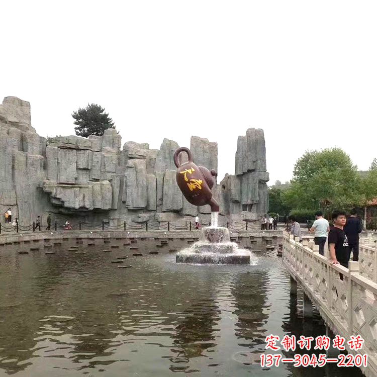 大连天壶流水喷泉