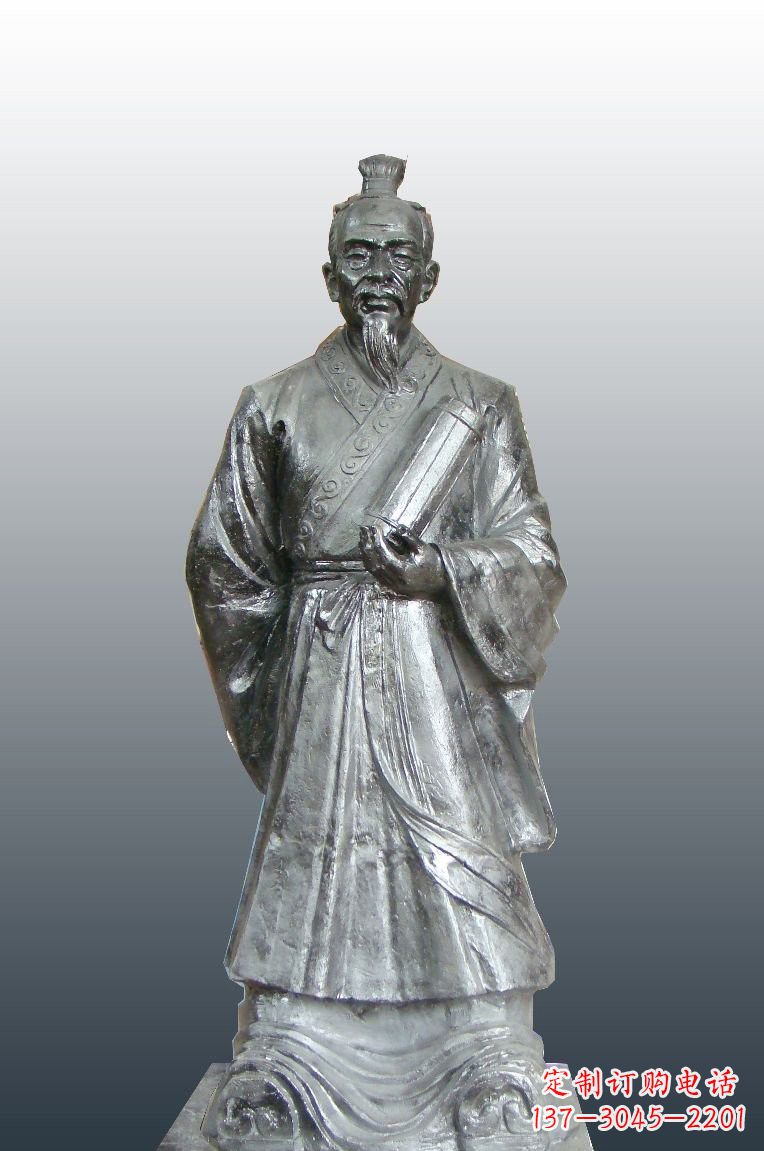 大连铜雕扁鹊古代名医雕塑
