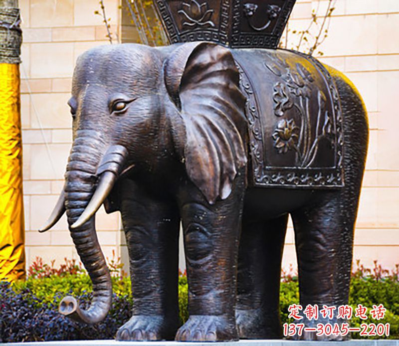 大连铜雕大象