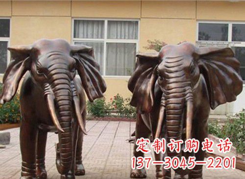 大连铜雕大象222