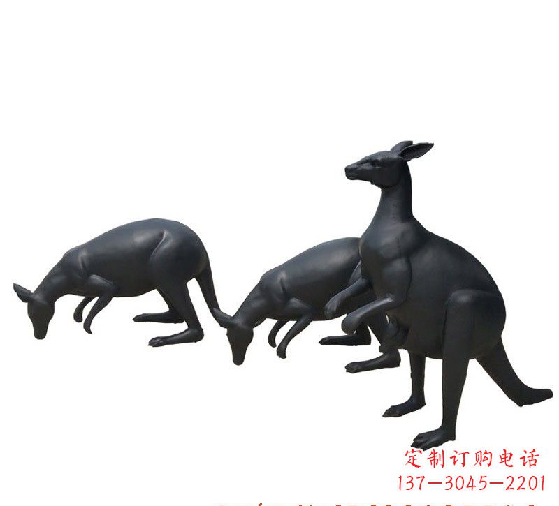 大连铜雕袋鼠雕塑