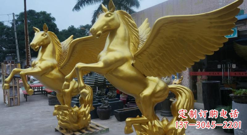 大连铜雕飞马