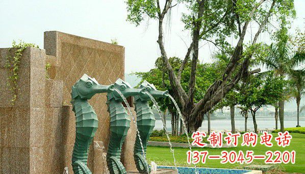 大连铜雕海马雕塑