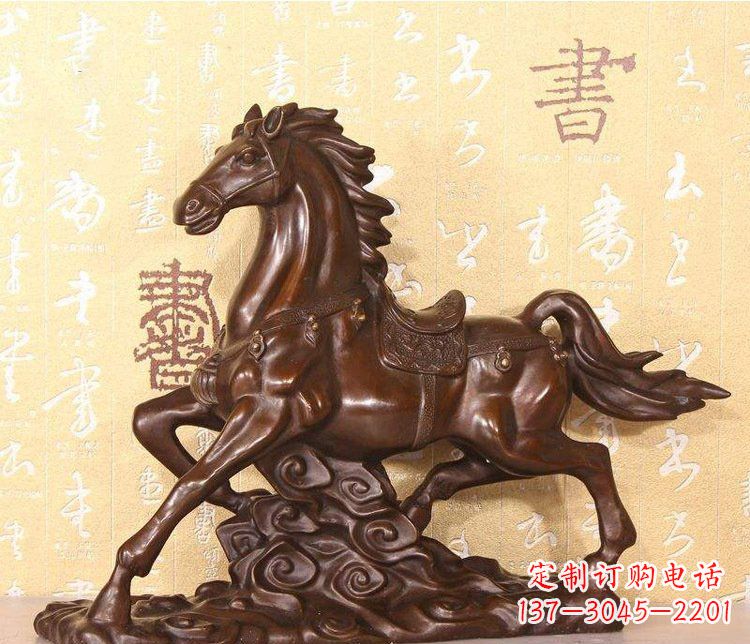 大连铜雕户外园林动物马雕塑