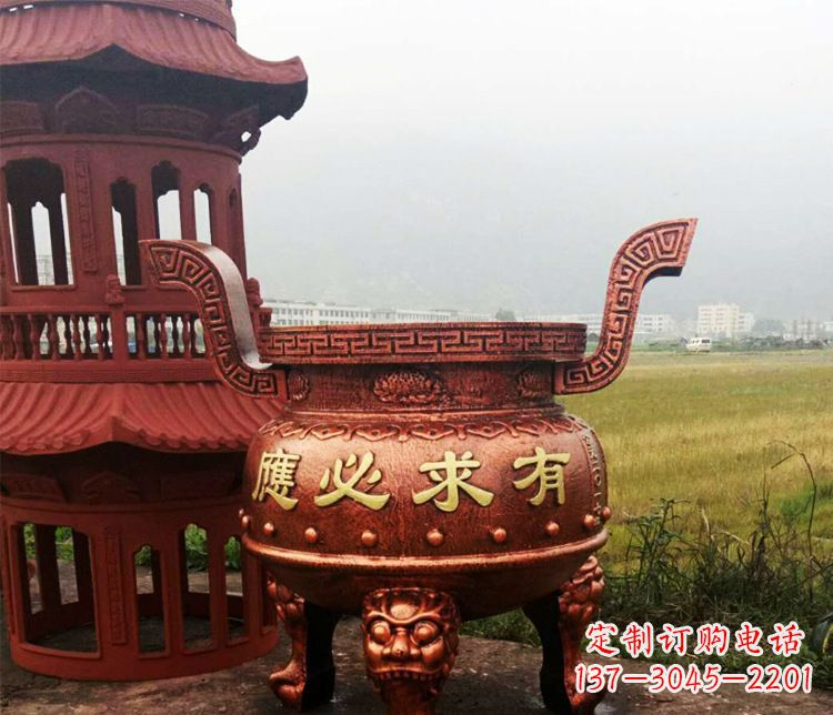 大连铜雕景观香炉