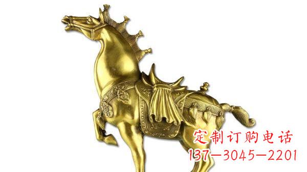 大连铜雕马公园动物雕塑