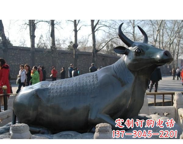 大连铜雕孺子牛