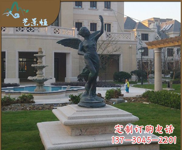 大连铜雕西方天使人物雕塑1