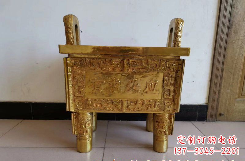 大连铜雕香炉雕塑