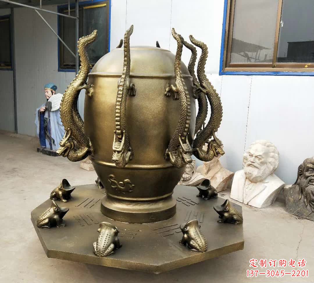大连铜雕校园景观地动仪