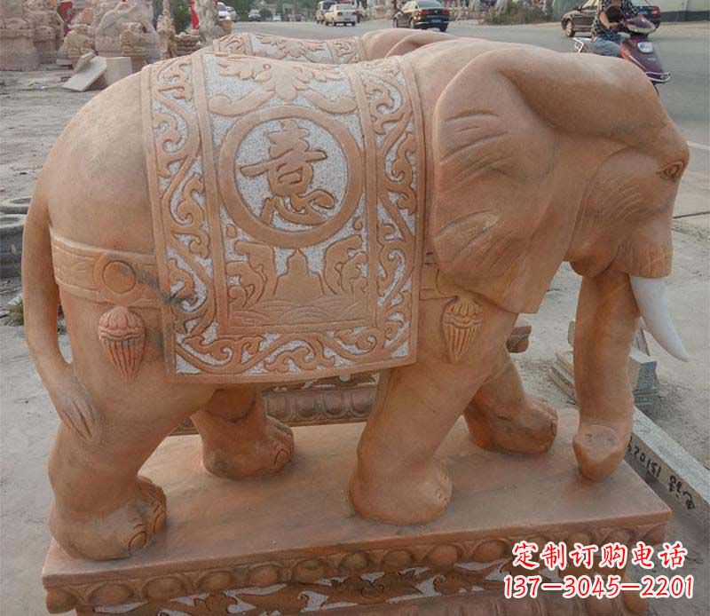 大连晚霞红如意动物大象