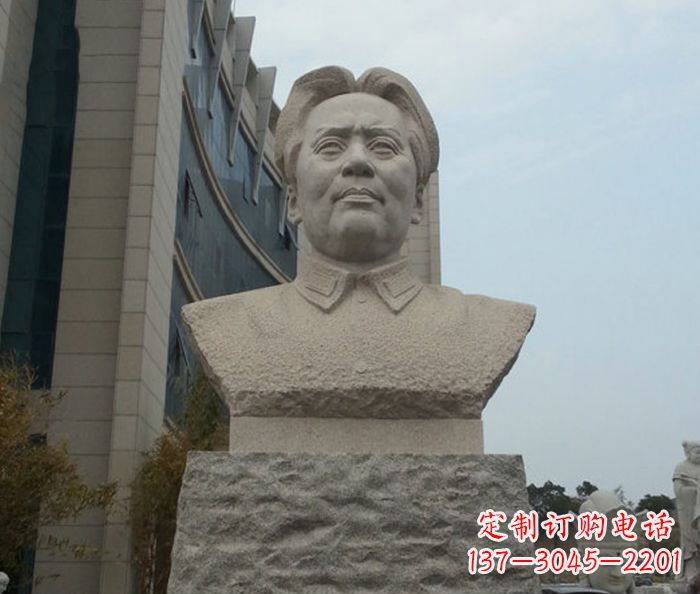 大连伟人毛泽东胸像石雕