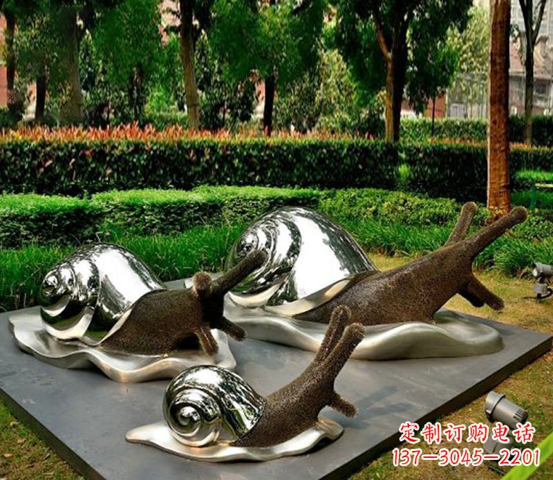大连蜗牛雕塑不锈钢