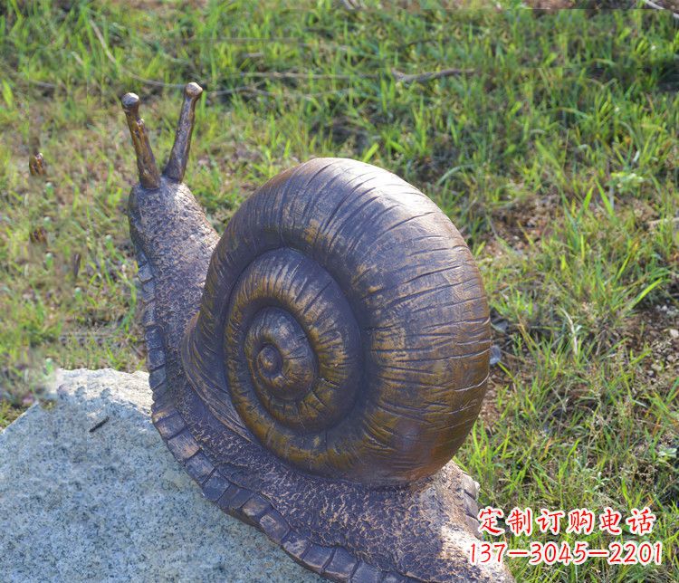 大连蜗牛铜雕