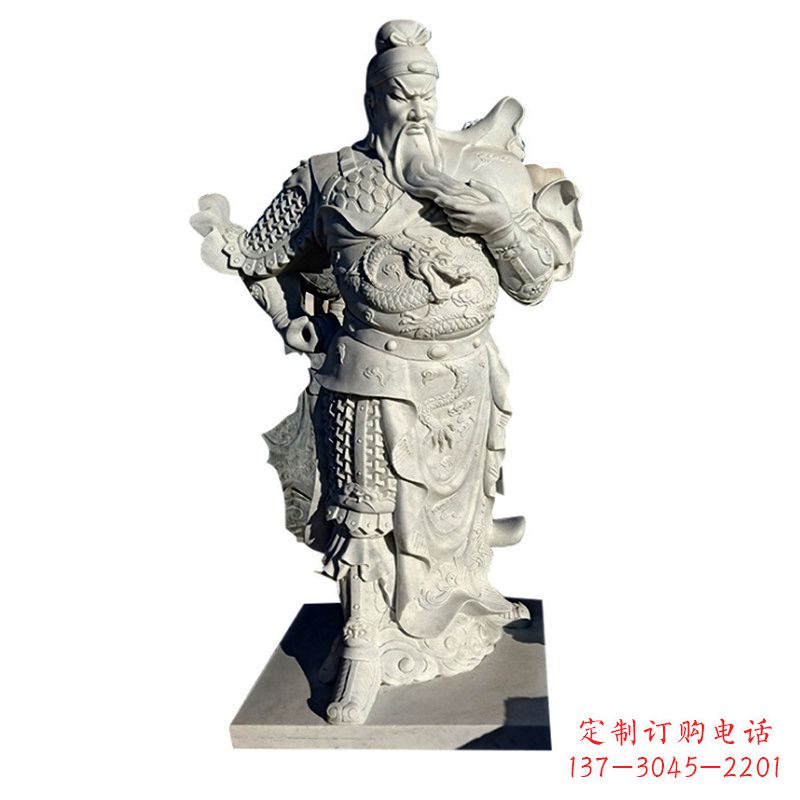 大连武财神关羽石雕