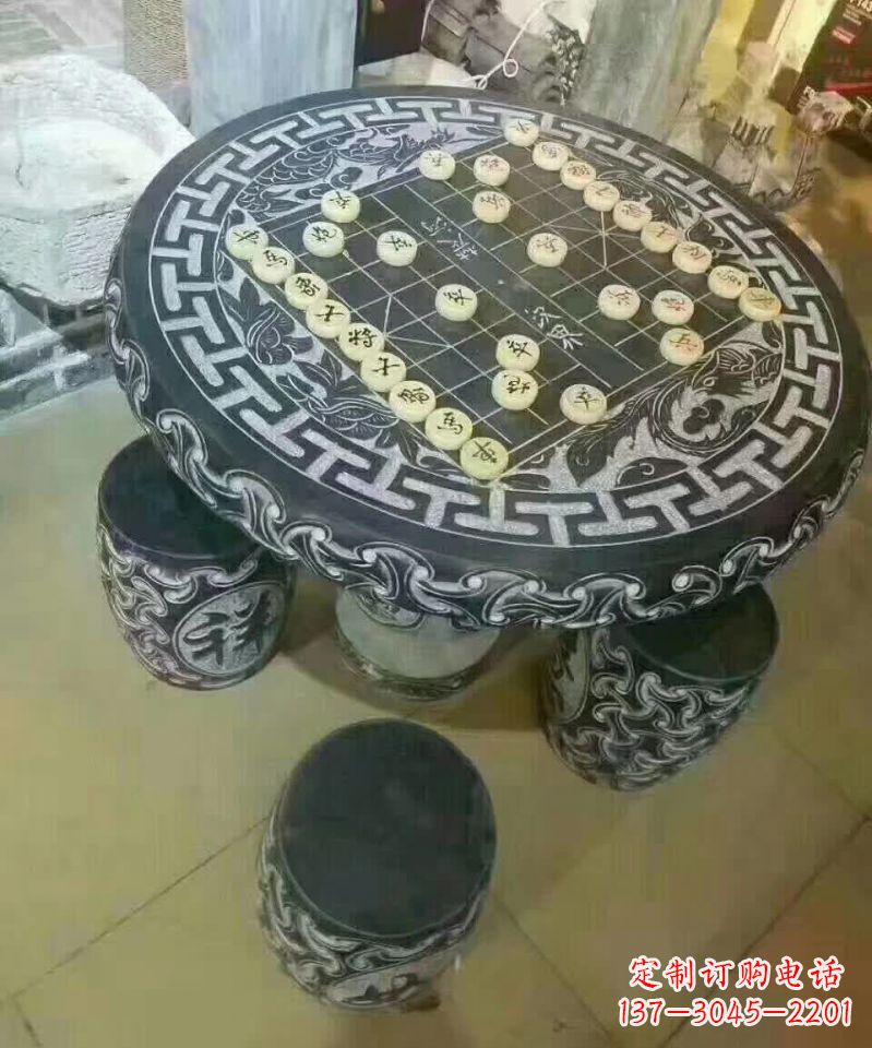 大连下象棋石桌凳
