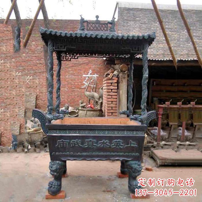 大连现代铜香炉