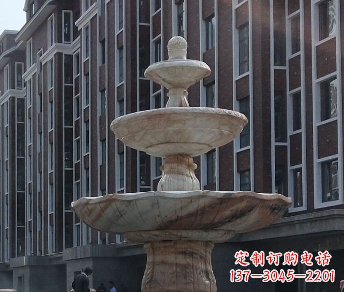 大连小区景观大型喷泉石雕 (6)