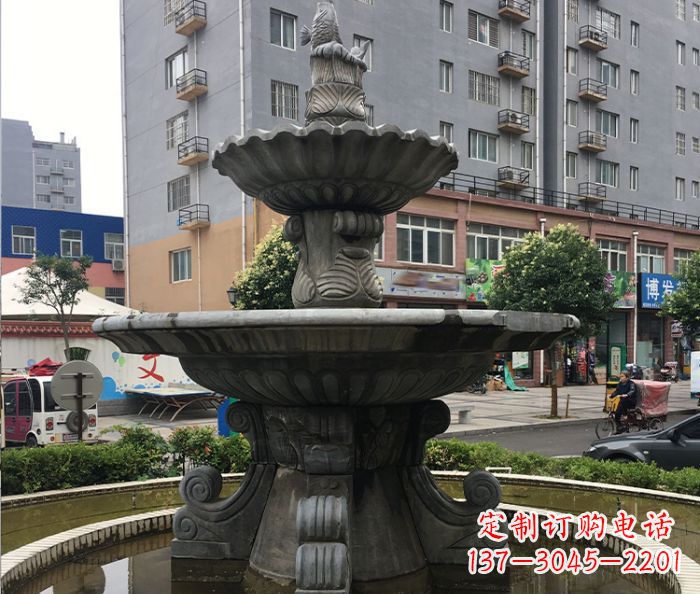 大连小区景观仿古喷泉石雕