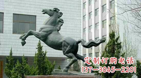 大连校园龙马精神铜雕
