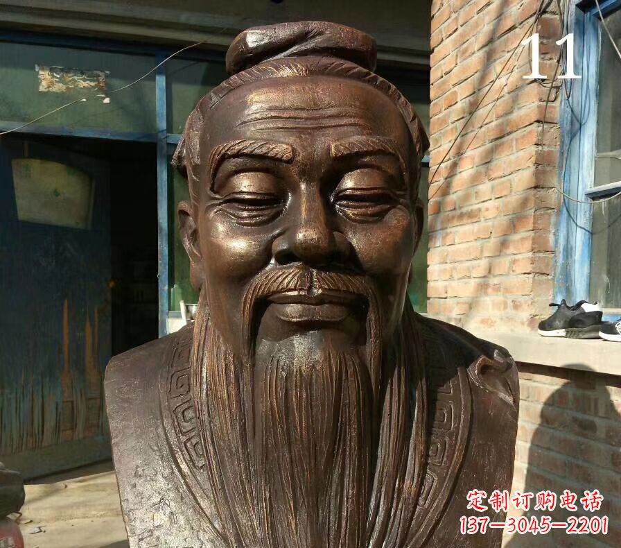 大连校园名人铜雕 人物雕塑