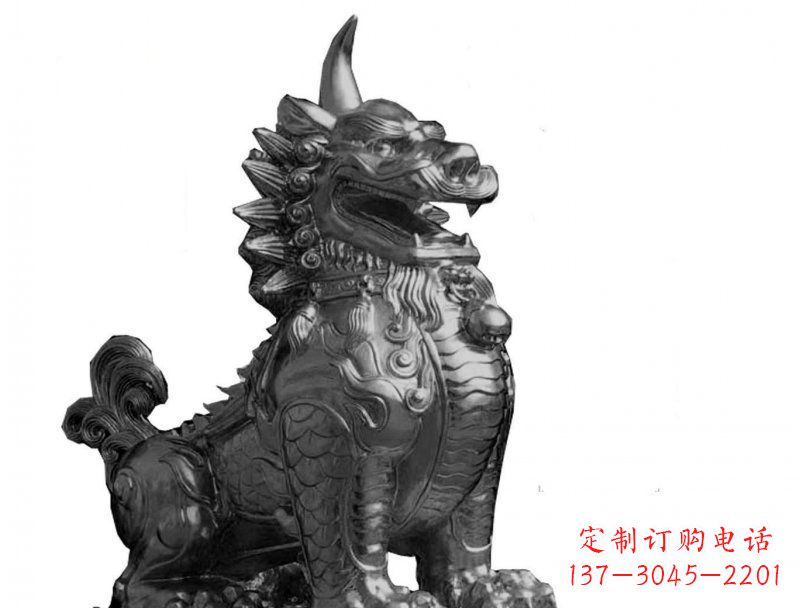 大连獬豸法院景观铜雕
