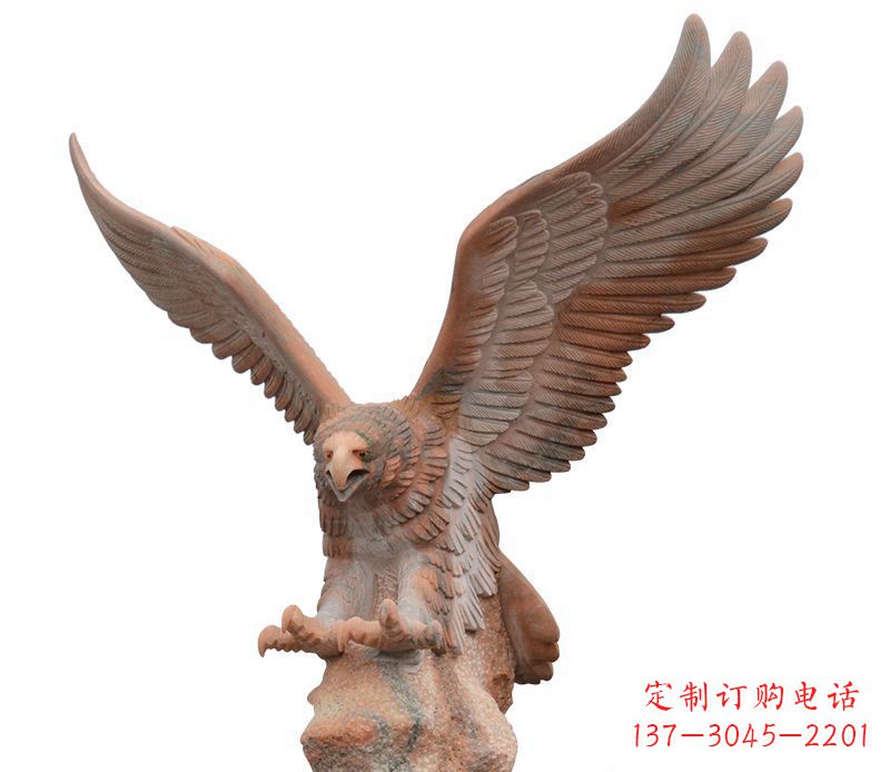 大连雄鹰展翅石雕