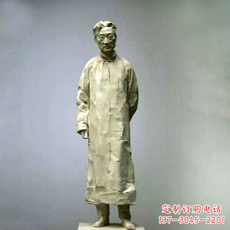 大连徐悲鸿雕塑像石雕历史名人雕像